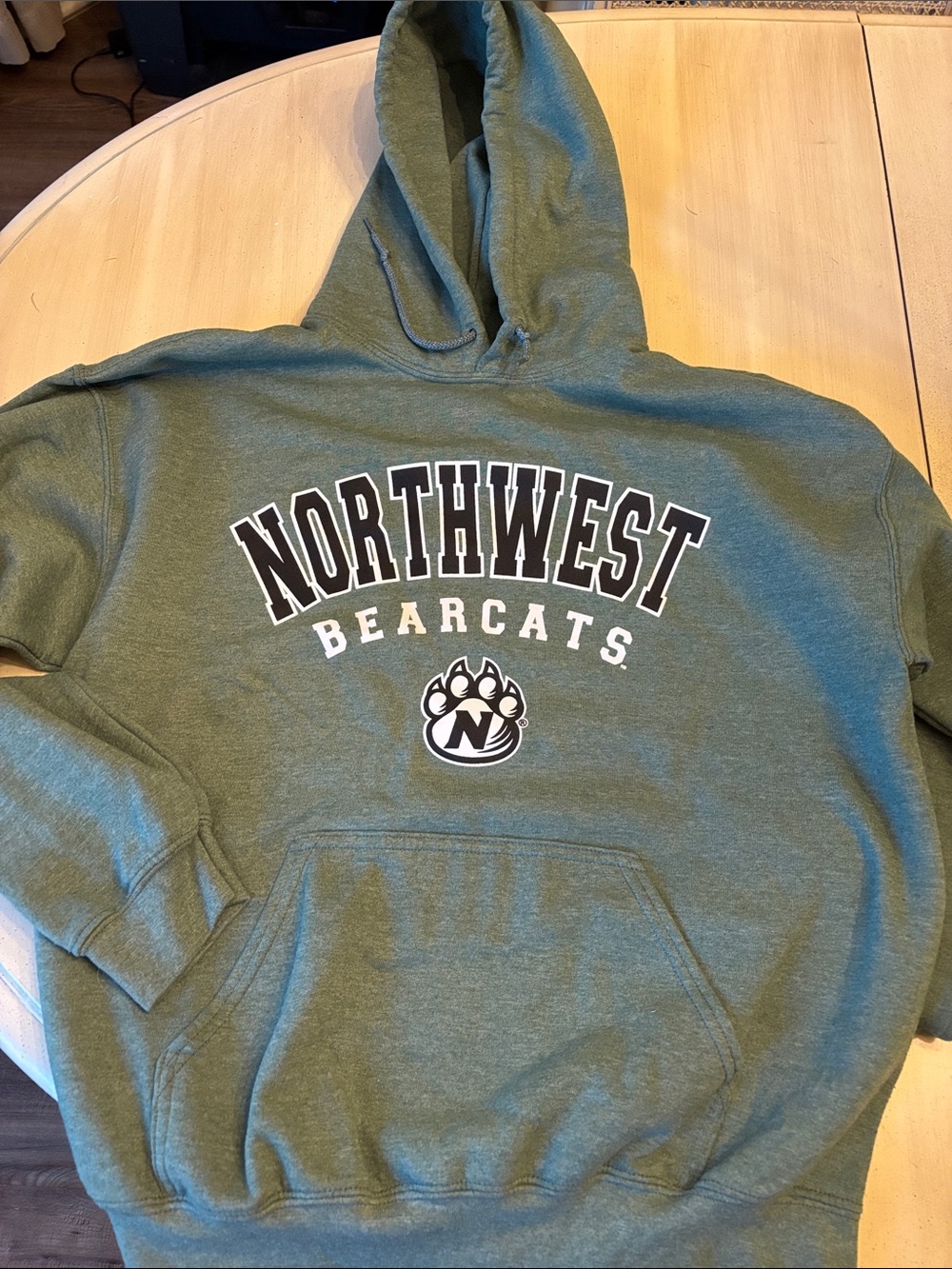 Gildan Olive Green Northwest Missouri State Bearcats Pullover Hoodie